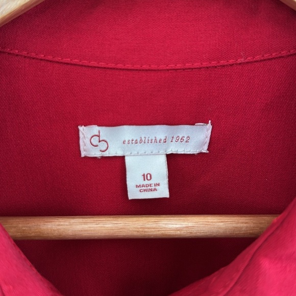 Dress Barn Red Regal Dress - Picture 2 of 5